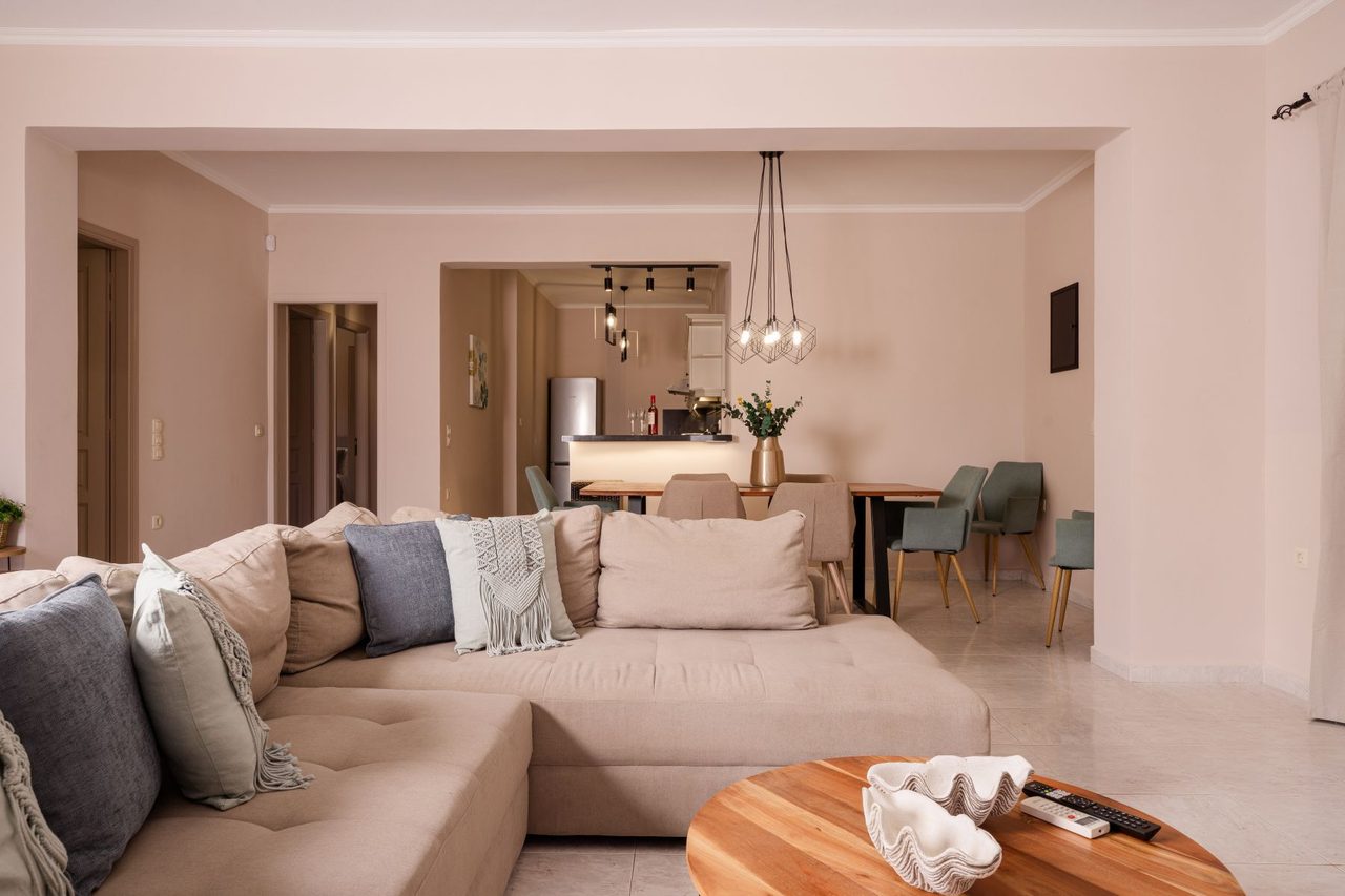 Open-plan living area